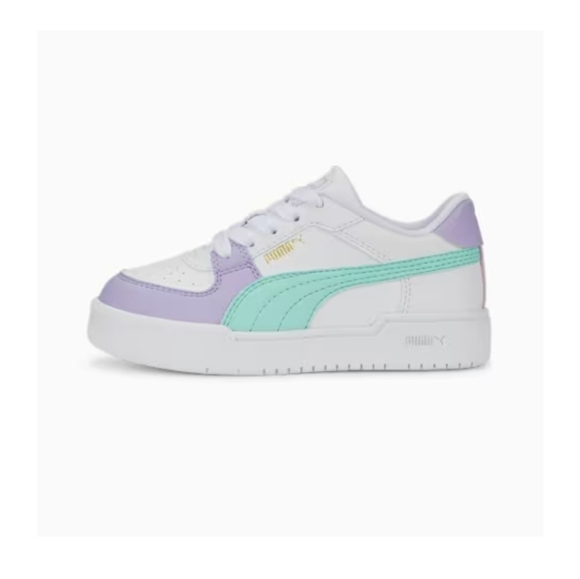 PUMA CA Pro Jr Block - White Vivid Violet Sneakers Size 5.5 - Picture 2 of 12